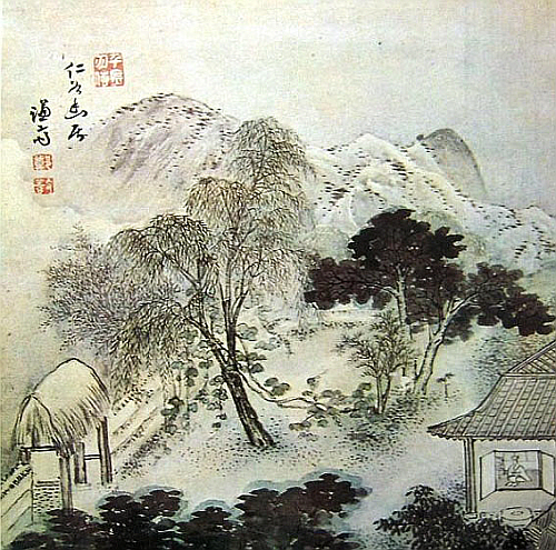 인곡유거도